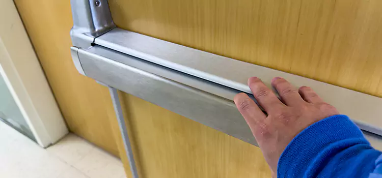Installing a Push Bar on a Door Chicopee